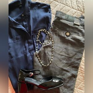 Ladies Gray Trousers size medium